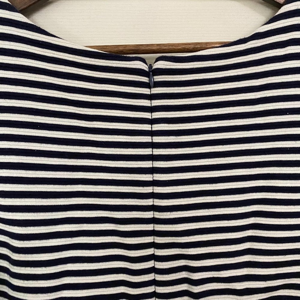 Boden navy and White Striped Dress - Picture 7 of 10